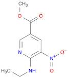 Methyl 6-(ethylamino)-5-nitronicotinate