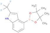 4-(4,4,5,5-tetramethyl-1,3,2-dioxaborolan-2-yl)-2-(trifluoromethyl)-1h-indole