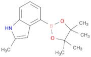 2-methyl-4-(tetramethyl-1,3,2-dioxaborolan-2-yl)-1H-indole