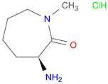 (S)-3-Amino-1-methyl-azepan-2-one hydrochloride