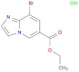 Ethyl 8-bromoimidazo[1,2-a]pyridine-6-carboxylate, HCl