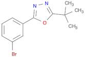 1,3,4-Oxadiazole,2-(3-bromophenyl)-5-(1,1-dimethylethyl)-