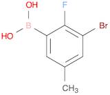 Boronic acid,B-(3-bromo-2-fluoro-5-methylphenyl)-