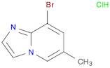Imidazo[1,2-a]pyridine,8-bromo-6-methyl-, hydrochloride (1:1)