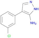 1H-Pyrazol-3-amine, 4-(3-chlorophenyl)-