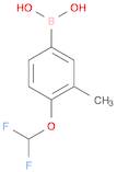 [4-(difluoromethoxy)-3-methylphenyl]boronic acid