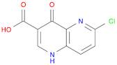 6-chloro-4-oxo-1H-1,5-naphthyridine-3-carboxylic acid