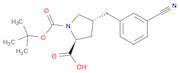 (2S,4R)-1-(tert-Butoxycarbonyl)-4-(3-cyanobenzyl)pyrrolidine-2-carboxylic acid