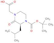 (S)-2-(4-(tert-Butoxycarbonyl)-3-isobutyl-2-oxopiperazin-1-yl)acetic acid
