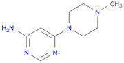 4-Pyrimidinamine, 6-(4-methyl-1-piperazinyl)-