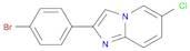 Imidazo[1,2-a]pyridine, 2-(4-bromophenyl)-6-chloro-
