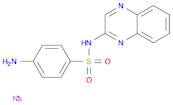 Benzenesulfonamide, 4-amino-N-2-quinoxalinyl-, monosodium salt