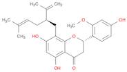 4H-1-Benzopyran-4-one,2,3-dihydro-5,7-dihydroxy-2-(4-hydroxy-2-methoxyphenyl)-8-[(2R)-5-methyl-2-(1-methylethenyl)-4-hexenyl]-, (2S)-