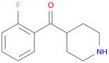 Methanone, (2-fluorophenyl)-4-piperidinyl-