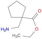 Cyclopentanecarboxylic acid, 1-(aminomethyl)-, ethyl ester