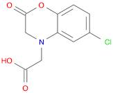 2-(6-Chloro-2-oxo-2H-benzo[b][1,4]oxazin-4(3H)-yl)acetic acid