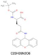 D-Glutamine,N2-[(1,1-dimethylethoxy)carbonyl]-N-9H-xanthen-9-yl-