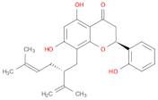 4H-1-Benzopyran-4-one,2,3-dihydro-5,7-dihydroxy-2-(2-hydroxyphenyl)-8-[(2R)-5-methyl-2-(1-methylethenyl)-4-hexenyl]-, (2S)-