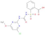 Benzoic acid,2-[[[[(4-chloro-6-methoxy-2-pyrimidinyl)amino]carbonyl]amino]sulfonyl]-