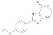 1,3,4-Oxadiazole-2-carboxylic acid, 5-(4-methoxyphenyl)-, ethyl ester