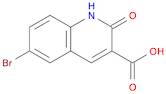 3-Quinolinecarboxylic acid, 6-bromo-1,2-dihydro-2-oxo-