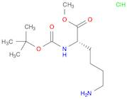 L-Lysine, N2-[(1,1-dimethylethoxy)carbonyl]-, methyl ester,monohydrochloride