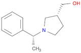 3-Pyrrolidinemethanol, 1-(1-phenylethyl)-, [R-(R*,R*)]-