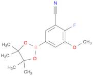 2-Fluoro-3-methoxy-5-(4,4,5,5-tetramethyl-1,3,2-dioxaborolan-2-yl)benzonitrile