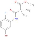 Propanoic acid, 3-[(5-bromo-2-fluorophenyl)amino]-2,2-dimethyl-3-oxo-, methyl ester