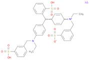 Benzenemethanaminium,N-ethyl-N-[4-[[4-[ethyl[(3-sulfophenyl)methyl]amino]phenyl](2-sulfophenyl)methylene]-2,5-cyclohexadien-1-ylidene]-3-sulfo-, inner salt, disodiumsalt