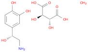 1,2-Benzenediol, 4-(2-amino-1-hydroxyethyl)-, (R)-,(2R,3R)-2,3-dihydroxybutanedioate (1:1) (salt...