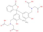 Glycine,N,N'-[(3-oxo-1(3H)-isobenzofuranylidene)bis[(6-hydroxy-5-methyl-3,1-phenylene)methylene]]bis[N-(carboxymethyl)-