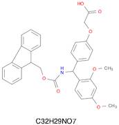2-[4-[(2,4-dimethoxyphenyl)-(9H-fluoren-9-ylmethoxycarbonylamino)methyl]phenoxy]acetic acid