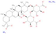a-D-Glucopyranosiduronic acid,(3b,20b)-20-carboxy-11-oxo-30-norolean-12-en-3-yl2-O-b-D-glucopyranuronosyl-, monoammonium salt