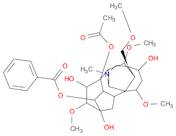 Aconitane-3,8,13,14,15-pentol,1,6,16-trimethoxy-4-(methoxymethyl)-20-methyl-, 8-acetate14-benzoate, (1a,3a,6a,14a,15a,16b)-