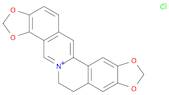 Bis[1,3]benzodioxolo[5,6-a:4',5'-g]quinolizinium, 6,7-dihydro-, chloride