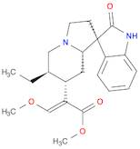 Spiro[3H-indole-3,1'(5'H)-indolizine]-7'-acetic acid,6'-ethyl-1,2,2',3',6',7',8',8'a-octahydro-a-(methoxymethylene)-2-oxo-,methyl ester, (aE,1'S,6'R,7'S,8'aS)-