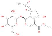 Cyclopenta[c]pyran-4-carboxylic acid,7-(acetyloxy)-1-(b-D-glucopyranosyloxy)-1,4a,5,6,7,7a-hexahydro-5-hydroxy-7-methyl-, methyl ester, (1S,4aS,5R,7S,7aS)-