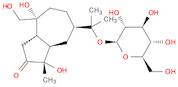 2(1H)-Azulenone,7-[1-(b-D-glucopyranosyloxy)-1-methylethyl]octahydro-1,4-dihydroxy-4-(hydroxymethyl)-1-methyl-, (1S,3aS,4R,7R,8aR)-