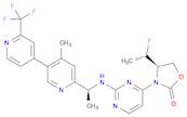 (4R)-4-[(1S)-1-fluoroethyl]-3-(2-{[(1S)-1-[4-methyl-2'-(trifluoromethyl)-[3,4'-bipyridin]-6-yl]ethyl]amino}pyrimidin-4-yl)-1,3-oxazolidin-2-one