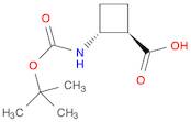 trans-2-{[(tert-butoxy)carbonyl]amino}cyclobutane-1-carboxylic acid