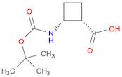 cis-2-{[(tert-butoxy)carbonyl]amino}cyclobutane-1-carboxylic acid