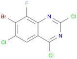 7-bromo-2,4,6-trichloro-8-fluoroquinazoline