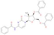 [(2R,3S,4R,5R)-5-(4-benzamido-2-oxo-1,2-dihydropyrimidin-1-yl)-3-(benzoyloxy)-4-fluoro-4-methyloxolan-2-yl]methyl benzoate