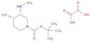 tert-butyl (3S,4S)-4-methyl-3-(methylamino)piperidine-1-carboxylate hemioxalate