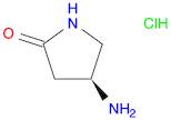 2-Pyrrolidinone, 4-amino-, monohydrochloride, (4S)-