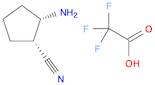 cis-2-aminocyclopentane-1-carbonitrile trifluoroacetate