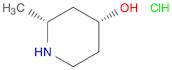 (2R,4R)-2-methylpiperidin-4-ol hydrochloride