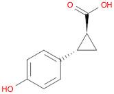 Cyclopropanecarboxylic acid, 2-(4-hydroxyphenyl)-, (1R,2R)-rel-