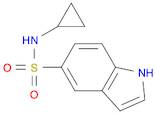 N-cyclopropyl-1H-indole-5-sulfonamide